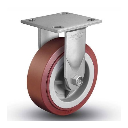 Colson Colson 4 Series Rigid Plate Caster 4.06108.929 - Polyurethane on Polyolefin 6" Dia. 900 Lb. 4.06108.929